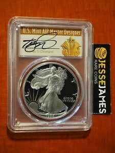1994 P プルーフ シルバー イーグル PCGS PR70 DCAM トーマス クリーブランド サイン入りアールデコ ラベル