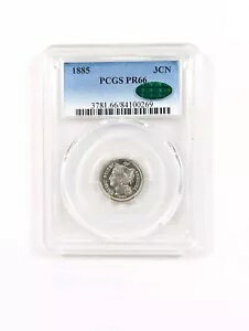 1885 X[ Zg jbP 3CN PCGS PF66 CAC PQ+ z 3,800  ~ !