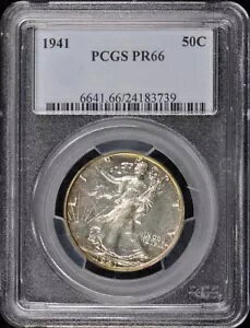 1941 �v���[�t �Z�b�g 50C-1C 5PC PCGS/NGC PR65-66