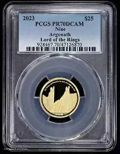 2023 $25 �j�E�G 1/4 �I���X �S�[���h �v���[�t �A���S�i�X PCGS PR 70 DCAM |���[�h�E�I�u�E�U�E�����OPF