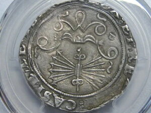 (1474-04) �Z�r���A 4 ���A�� COB PCGS AU58 �J�g���b�N �L���O�X �V���o�[ �A���n���� 1400 �N��