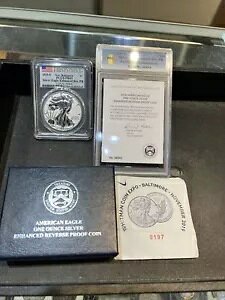 2019-S �V���o�[ �C�[�O�� PCGS PR 69 �������o�[�X�v���[�t �{���`���A ���x�� COA FS