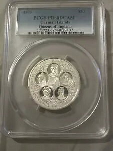 PCGS PR68 1975 �P�C�}������ 6 �N�C�[���Y �I�u �C���O�����h 50 �h����݁B�g�b�v�|�b�v�I���A