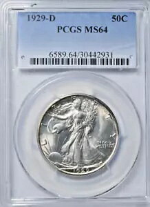 1929-D �E�H�[�L���O ���o�e�B �n�[�t�_���[ ~�������s���X�g���C�N�ƌ���̂��� PCGS MS64!