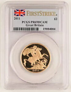 CMX UK 2011 2 |h/\u 0.47 IX AGW S[h v[t RC PCGS PR69 DC