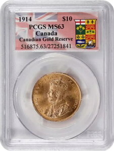 Ji_ W[W 5  1914 N $10 ݁AIʁAPCGS F MS 63