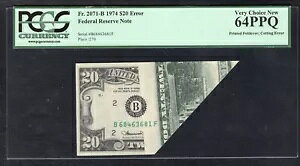 FRB 2071-B 1974 $20 FRN uvg܂ / ؒfG[v PCGS UNC-64PPQ