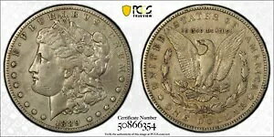 1889 CC モーガン シルバー ダラー PCGS クリーニング済み - VF 詳細