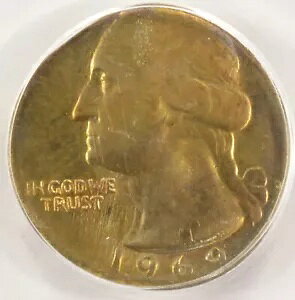 1969-D 25c Vg NH[^[ Zg vVF PCGS MS64 RB g[ŃXgCN