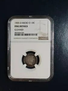 1905 O Barber Dime NGC �t�@�C�� �V���o�[ 10C �R�C�� �����ɔ���鉿�i�ł�!