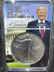 2021(S) NGC ً}Y ER MS70 T-1 hihEgvERA