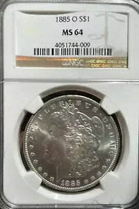 1885-O ���[�K�� �h�� - NGC MS64 �f���炵������Ɩڂ̖��� PCGS: $160.00
