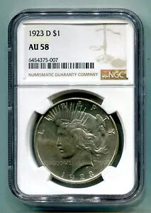 1923-D s[XVo[ h NGC AU58 {uXRC̑fGȃIWiRC vȔ