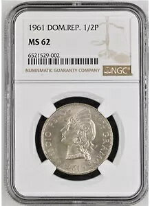 1961 h~jJa 1/2 y\ NGC MS62 RC