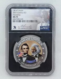 2022 �N�b�N���� �����J�[���̐��U �F�� $2 NGC MS70 7K ���� American Life