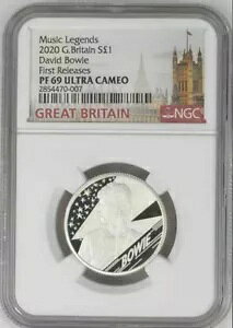 2020 UK ?1 fBbhE{EC 1/2IX Vo[ NGC PF69 UC 񃊃[X - MUSIC LEGENDS