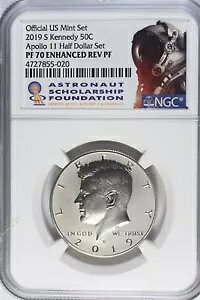 �A�|�� 11 �� 50 ���N�L�O�Z�b�g�� 2019S Enhanced Rev PF 70 Kennedy Half