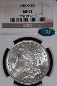 1885N I[Kh NGC MS62 CAC