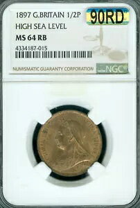 1898 CMX 1/2 yj[ NGC MS64 RB MAC 90RD 2ND ō & X|bgXB