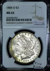 1884-O K h NGC MS-63;ȓ
