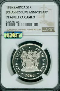 1986 ��A�t���J �V���o�[ 1 �����h NGC PF68 MAC UHCam 2ND �ō����O���[�h MAC �X�|�b�g���X