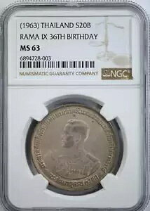 1963 ^C Vo[ 20 o[c S20B [} 9  36 ΂̒a NGC MS63