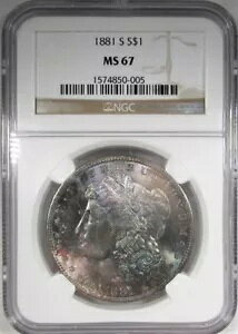 1881-S Vo[ K _[Ah}eBbN g[jO NGC MS67 RC AH457 t