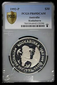 1992 P $30 1 Kg L Vo[ I[XgA NbJo PCGS PR 69 DCAM |rbOXuI