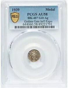 PCGSgbv|bvI 1939 Vum[ $1AS[f Q[g GLX|AHK-487c R.7 / AU58 PCGS CALIF
