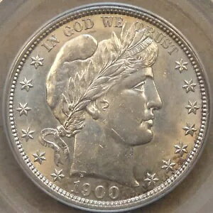 1900-S Barber n[t_[ 50c PCGS F AU58 ʐ^