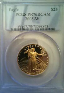 2003-W PCGS $25 PR70DCAM S[h AJ C[O 1/2 IXBܗL0.9167
