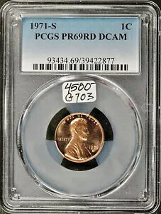 1971 �N��̃����J�[���w�b�h�Z���^�[PCGS PR69 RD DCAM g703
