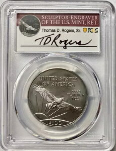 2020 $100 1�I���X �v���`�i �A�����J�� �C�[�O�� PCGS MS69 �g�[�}�X D. ���W���[�X