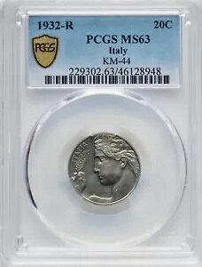 C^A 1932-R 20 `FeV~ 󏭁I PCGS MS63