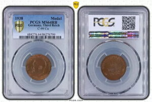 hCcO鍑qg[_ 1938 Rx[ C-99 PCGS MS64RB TOP O[fBO