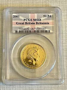 CMX 2001 u^jA 50 |h 1/2 IX  PCGS MS68 Sku#55