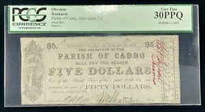 �J�h�[����A���C�W�A�i�B�V�����[�u�|�[�g - $5.00 1862 �N 12 �� 1 �� - PCGS VF 30PPQ