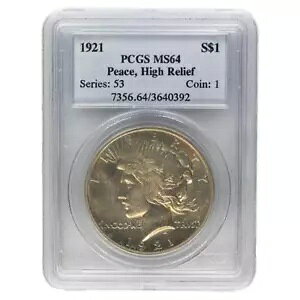 1921 Nah~ρA1 h PCGS MS 64