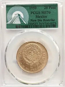 1959 ���L�V�R �S�[���h 20 �y�\ MS-70 PCGS (�O���[�����x���V���^)