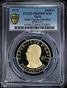 1973 1000G nC` v[t S[h 1000 O[h PCGS PR 69 DCAM | KM-111 .3762 AGW