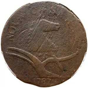 1787 M 40-b R-5+ PCGS G ڍ j[W[W[ RjA