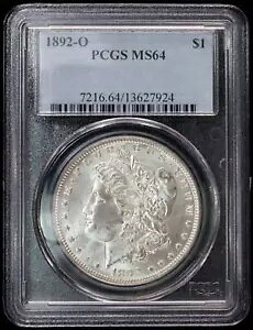 1892-O $1 PCGS MS64 [K Vo[ _[ Te\ PQ