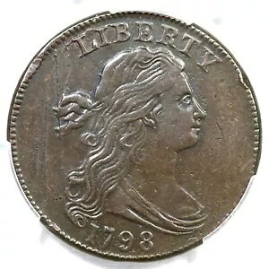 1798 S-159 R-3 PCGS XF ڍ h[v oXg [W Zg RC 1c