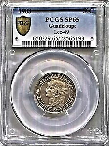 OAh[v - 1903 50c ESSAI PCGS SP65 gbv |bv