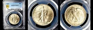 1934 50C PCGS MS65+ POP 17 PQ �E�H�[�L���O ���o�e�B�[ ����