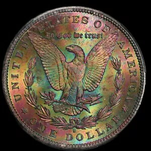 1879 S ���[�K�� �V���o�[ �_���[ PCGS MS63 ���C���{�[ �g�[�� �����X�^�[ �J���[ �N���C�W�[ �g�[�j���O