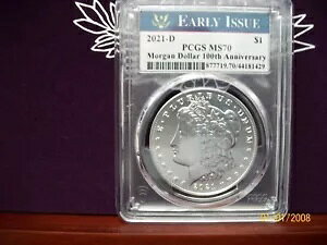 2021 D MORGAN �h���f���o�[ PCGS MS 70 EARLY ISSUE ���A ���� POP 1500