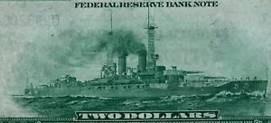 1918 $2 FRBN �t�B���f���t�B�A FR#753 ��� - �� 6 �� S/N C298200A PMG55 AU