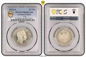 vCZ Bw II 2 }[N 1912 A PCGS PR64CAM x^[C[ Vo[ v[t J 102-