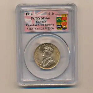 1914 PCGS Ji_  10 h Ji_ S[h U[u MS 64 - 